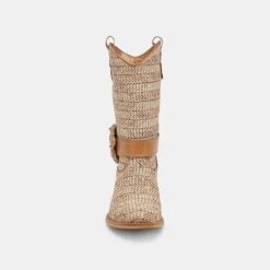 HOSS BOOTS BROWN MULTI RAFFIA(Hoss Boots Brown Multi Raffia) 26 HOSS BOOTS BROWN MULTI RAFFIA(Hoss Boots Brown Multi Raffia) -Dolce Vita DOLCEVITA BOOTS HOSS BROWNMULTIRAFFIA 04