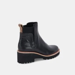 HUEY H2O BOOTS BLACK LEATHER(Huey H2o Boots In Black Leather) -Dolce Vita DOLCEVITA BOOTS HUEYH20 BLACKLEATHERH20 03