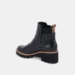 HUEY H2O WIDE BOOTIES BLACK LEATHER H2O(Huey H2o Wide Booties Black Leather H2o) 15 HUEY H2O WIDE BOOTIES BLACK LEATHER H2O(Huey H2o Wide Booties Black Leather H2o) -Dolce Vita DOLCEVITA BOOTS HUEYH20 BLACKLEATHERH20 09 897c05fd df3d 4611 9b56 e2eae68a3fa0