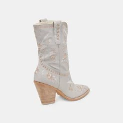 JESSEY FLORAL BOOTS LIGHT BLUE NUBUCK(Jessey Floral Boots Light Blue Nubuck) -Dolce Vita DOLCEVITA BOOTS JESSEYFLORAL LIGHTBLUENUBUCK 03