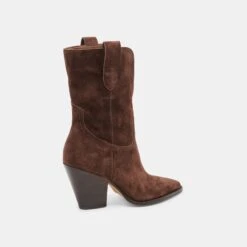 JESSEY BOOTS DK BROWN SUEDE(Jessey Boots Dk Brown Suede) -Dolce Vita DOLCEVITA BOOTS JESSEY DK BROWN SUEDE 03