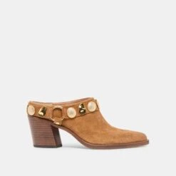 KANYON HEELS BROWN SUEDE(Kanyon Heels Brown Suede)