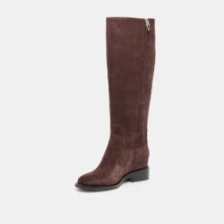 KILIAN H2O WIDE CALF BOOTS MAHOGANY SUEDE(Kilian H2o Wide Calf Boots Mahogany Suede) -Dolce Vita DOLCEVITA BOOTS KILIANH2OWC MAHOGANYSUEDE 01 d91221df 02e5 4bc6 a8d8 ee24ca0f7c93