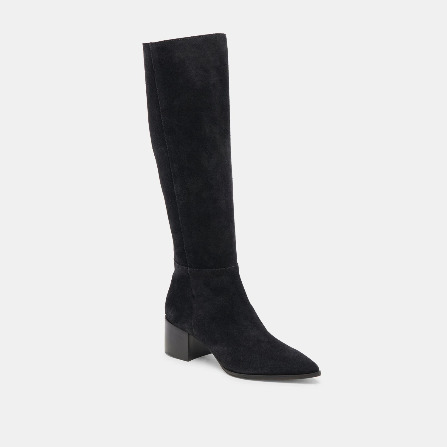 KIRSON WIDE CALF BOOTS ONYX SUEDE(Kirson Wide Calf Boots Onyx Suede) 2 KIRSON WIDE CALF BOOTS ONYX SUEDE(Kirson Wide Calf Boots Onyx Suede) - Image 2