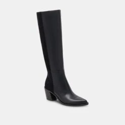Dolce Vita KRISTY BOOTS BLACK LEATHER(Kristy Boots Black Leather) -Dolce Vita DOLCEVITA BOOTS KRISTY BLACKDRITANLEATHER 01