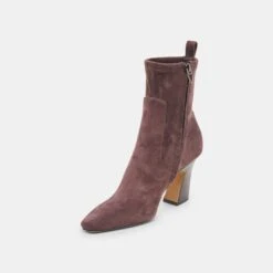 LINZEY BOOTIES CEDAR STELLA SUEDE(Linzey Booties Cedar Stella Suede) -Dolce Vita DOLCEVITA BOOTS LINZEY CEDARSTELLASUEDE 09
