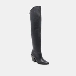 LUPIN BOOTS BLACK LEATHER(Lupin Boots Black Leather) -Dolce Vita DOLCEVITA BOOTS LUPIN BLACK LEATHER 01