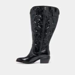 MIRLA EXTRA WIDE CALF BOOTS BLACK LEATHER(Mirla Extra Wide Calf Boots Black Leather) -Dolce Vita DOLCEVITA BOOTS MIRLAPLUS BLACKLEATHER 03 2