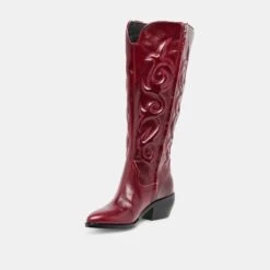 MIRLA WIDE CALF BOOTS OXBLOOD LEATHER(Mirla Wide Calf Boots Oxblood Leather) 15 MIRLA WIDE CALF BOOTS OXBLOOD LEATHER(Mirla Wide Calf Boots Oxblood Leather) -Dolce Vita DOLCEVITA BOOTS MIRLAWC OXBLOODLEATHER 01 1