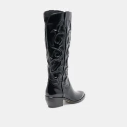 MIRLA WIDE CALF BOOTS BLACK LEATHER(Mirla Wide Calf Boots Black Leather) -Dolce Vita DOLCEVITA BOOTS MIRLA BLACKLEATHER 03 2fd09334 a438 4f55 abd1 4faa0d1fce51