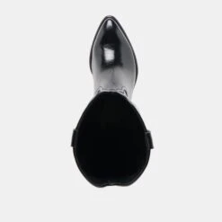 MIRLA WIDE CALF BOOTS BLACK LEATHER(Mirla Wide Calf Boots Black Leather) -Dolce Vita DOLCEVITA BOOTS MIRLA BLACKLEATHER 06 c5aa30d1 d03d 4e95 808d a6ecd6eacf9c