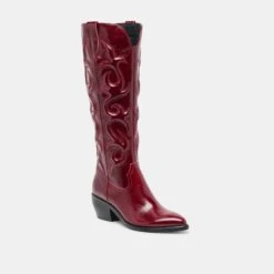 MIRLA WIDE CALF BOOTS OXBLOOD LEATHER(Mirla Wide Calf Boots Oxblood Leather) 13 MIRLA WIDE CALF BOOTS OXBLOOD LEATHER(Mirla Wide Calf Boots Oxblood Leather) -Dolce Vita DOLCEVITA BOOTS MIRLA OXBLOODLEATHER 01 64afe4d2 39d0 4ae9 8142 4fb46b1a6f1d