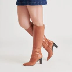NELAS BOOTS COGNAC LEATHER(Nelas Boots Cognac Leather) 17 NELAS BOOTS COGNAC LEATHER(Nelas Boots Cognac Leather) -Dolce Vita DOLCEVITA BOOTS NELAS COGNACLEATHER ONFOOT 02 1