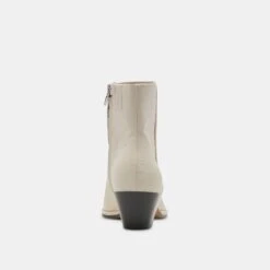 NONAH BOOTIES IVORY LEATHER(Nonah Booties Ivory Leather) -Dolce Vita DOLCEVITA BOOTS NONAH IVORY LEATHER 05