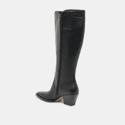 RAJ EXTRA WIDE CALF BOOTS BLACK LEATHER(Raj Extra Wide Calf Boots Black Leather) 25 RAJ EXTRA WIDE CALF BOOTS BLACK LEATHER(Raj Extra Wide Calf Boots Black Leather) -Dolce Vita DOLCEVITA BOOTS RAJEXTRAWIDECALF BLACKLEATHER 09 74d4d74a acde 4c02 b61e 23fb3c3cf435