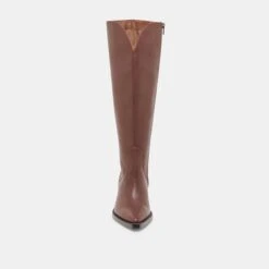 RAJ EXTRA WIDE CALF BOOTS CHOCOLATE LEATHER(Raj Extra Wide Calf Boots Chocolate Leather) -Dolce Vita DOLCEVITA BOOTS RAJEXTRAWIDECALF CHOCOLATELEATHER 04