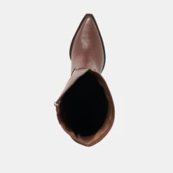RAJ EXTRA WIDE CALF BOOTS CHOCOLATE LEATHER(Raj Extra Wide Calf Boots Chocolate Leather) -Dolce Vita DOLCEVITA BOOTS RAJEXTRAWIDECALF CHOCOLATELEATHER 06