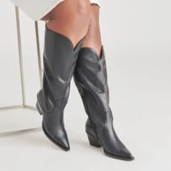 RAJ EXTRA WIDE CALF BOOTS BLACK LEATHER(Raj Extra Wide Calf Boots Black Leather) 18 RAJ EXTRA WIDE CALF BOOTS BLACK LEATHER(Raj Extra Wide Calf Boots Black Leather) -Dolce Vita DOLCEVITA BOOTS RAJ ONYXSUEDE ONFOOT EWIDE 02 0f07af9b 54bd 490b 905e 6129c1a5d0e0