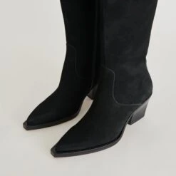 RAJ EXTRA WIDE CALF BOOTS ONYX SUEDE(Raj Extra Wide Calf Boots Onyx Suede) 26 RAJ EXTRA WIDE CALF BOOTS ONYX SUEDE(Raj Extra Wide Calf Boots Onyx Suede) -Dolce Vita DOLCEVITA BOOTS RAJ ONYXSUEDE WIDE DETAILS 03 545b739f b65e 4944 b6a0 47644214359b