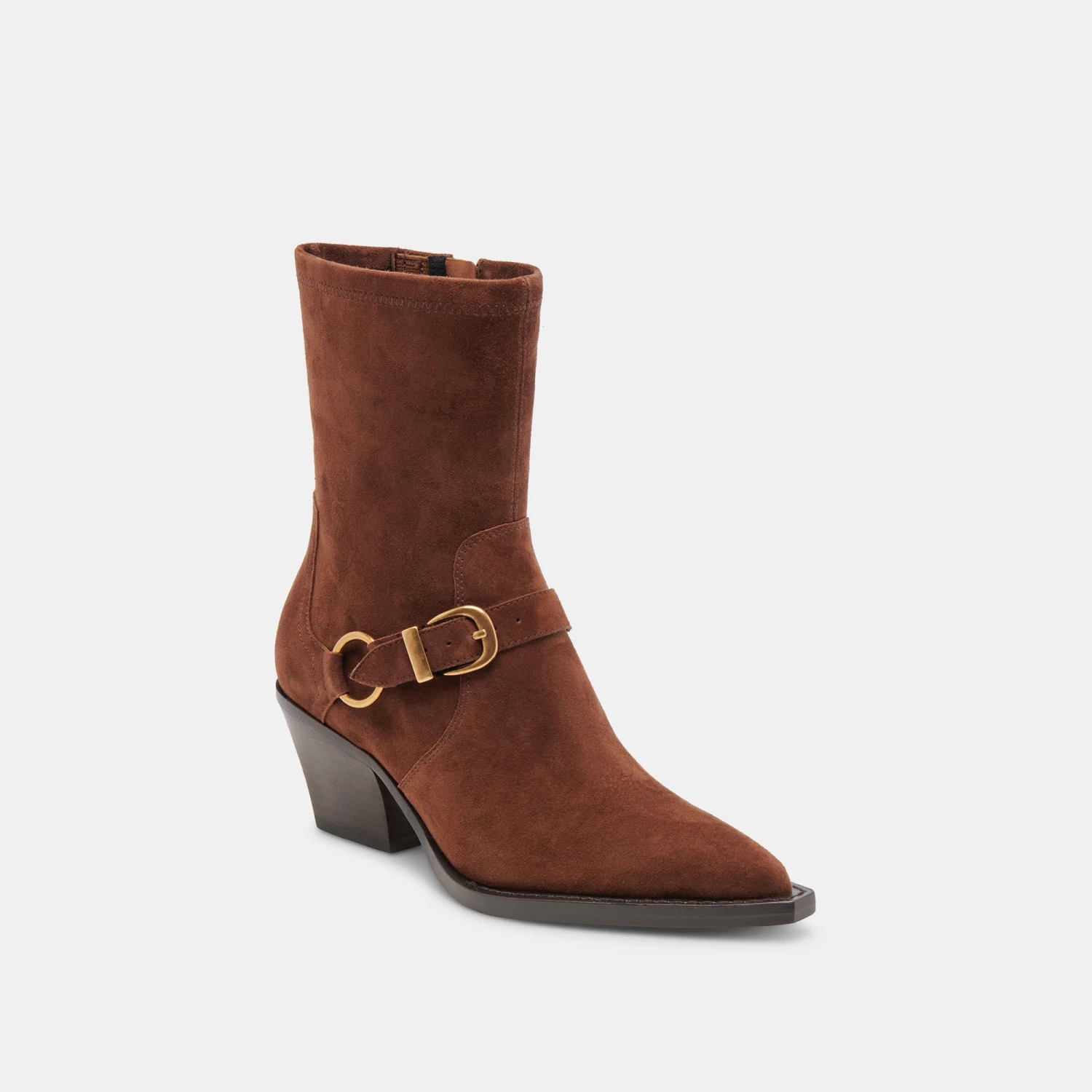 RAVE WIDE CALF BOOTS DK BROWN SUEDE(Rave Wide Calf Boots Dk Brown Suede) 2 RAVE WIDE CALF BOOTS DK BROWN SUEDE(Rave Wide Calf Boots Dk Brown Suede) - Image 2