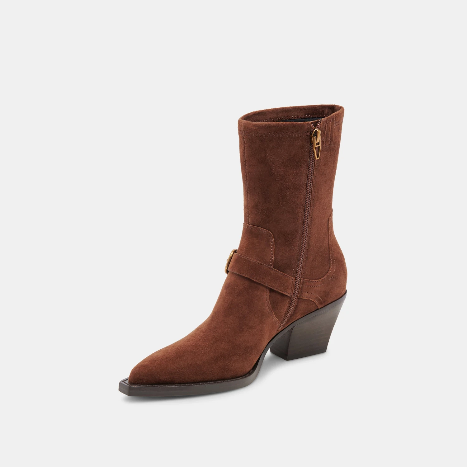RAVE WIDE CALF BOOTS DK BROWN SUEDE(Rave Wide Calf Boots Dk Brown Suede) 4 RAVE WIDE CALF BOOTS DK BROWN SUEDE(Rave Wide Calf Boots Dk Brown Suede) - Image 4