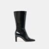 RIGGS WIDE CALF BOOTS BLACK LEATHER(Riggs Wide Calf Boots Black Leather)