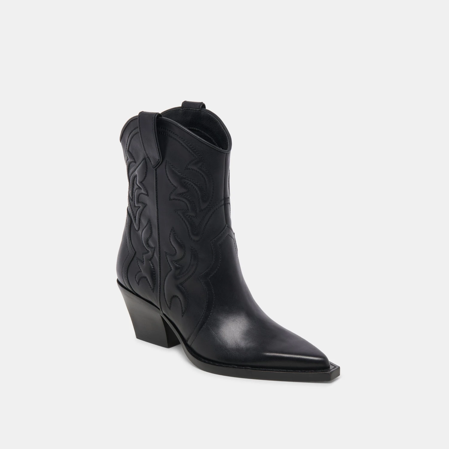 RIMONA BOOTIES BLACK LEATHER(Rimona Booties Black Leather) 3 RIMONA BOOTIES BLACK LEATHER(Rimona Booties Black Leather) - Image 3