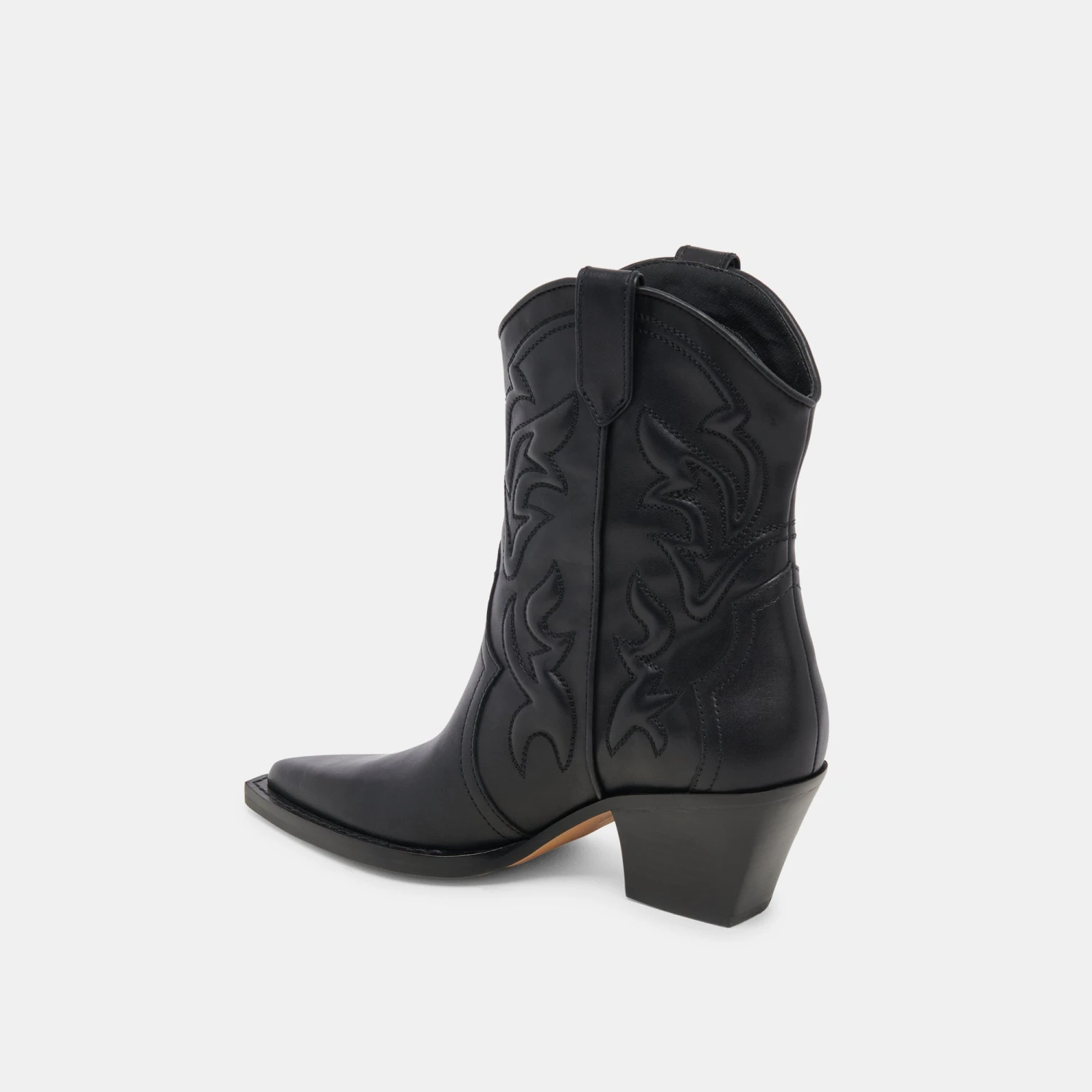 RIMONA BOOTIES BLACK LEATHER(Rimona Booties Black Leather) 9 RIMONA BOOTIES BLACK LEATHER(Rimona Booties Black Leather) - Image 9