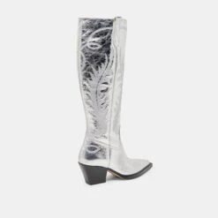 RYATT EXTRA WIDE CALF BOOTS SILVER DISTRESSED LEATHER(Ryatt Extra Wide Calf Boots Silver Distressed Leather) 13 RYATT EXTRA WIDE CALF BOOTS SILVER DISTRESSED LEATHER(Ryatt Extra Wide Calf Boots Silver Distressed Leather) -Dolce Vita DOLCEVITA BOOTS RYATTWIDECALF SILVERDISTRESSEDLEATHER 03