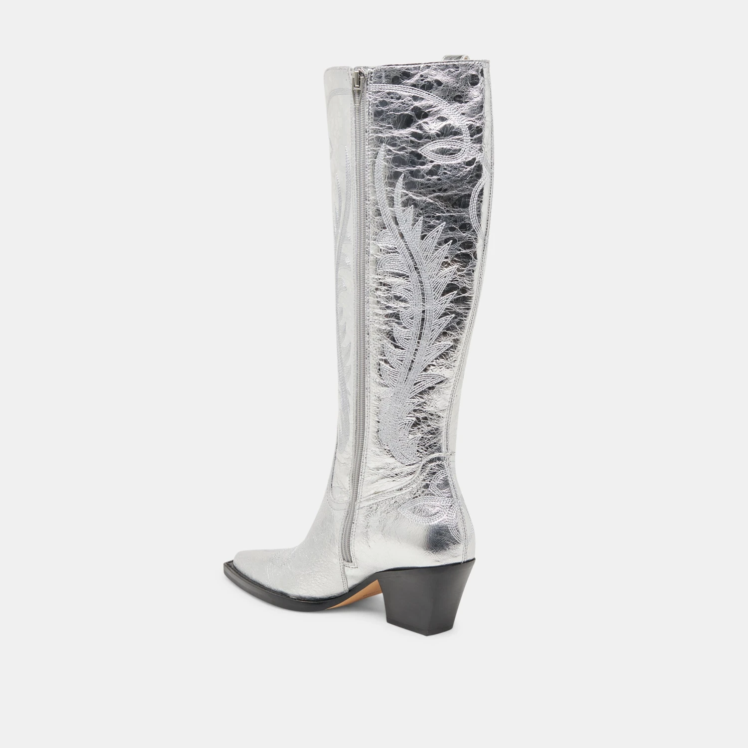 RYATT EXTRA WIDE CALF BOOTS SILVER DISTRESSED LEATHER(Ryatt Extra Wide Calf Boots Silver Distressed Leather) 7 RYATT EXTRA WIDE CALF BOOTS SILVER DISTRESSED LEATHER(Ryatt Extra Wide Calf Boots Silver Distressed Leather) - Image 7