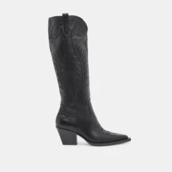 RYATT BOOTS BLACK LEATHER(Ryatt Boots Black Leather)
