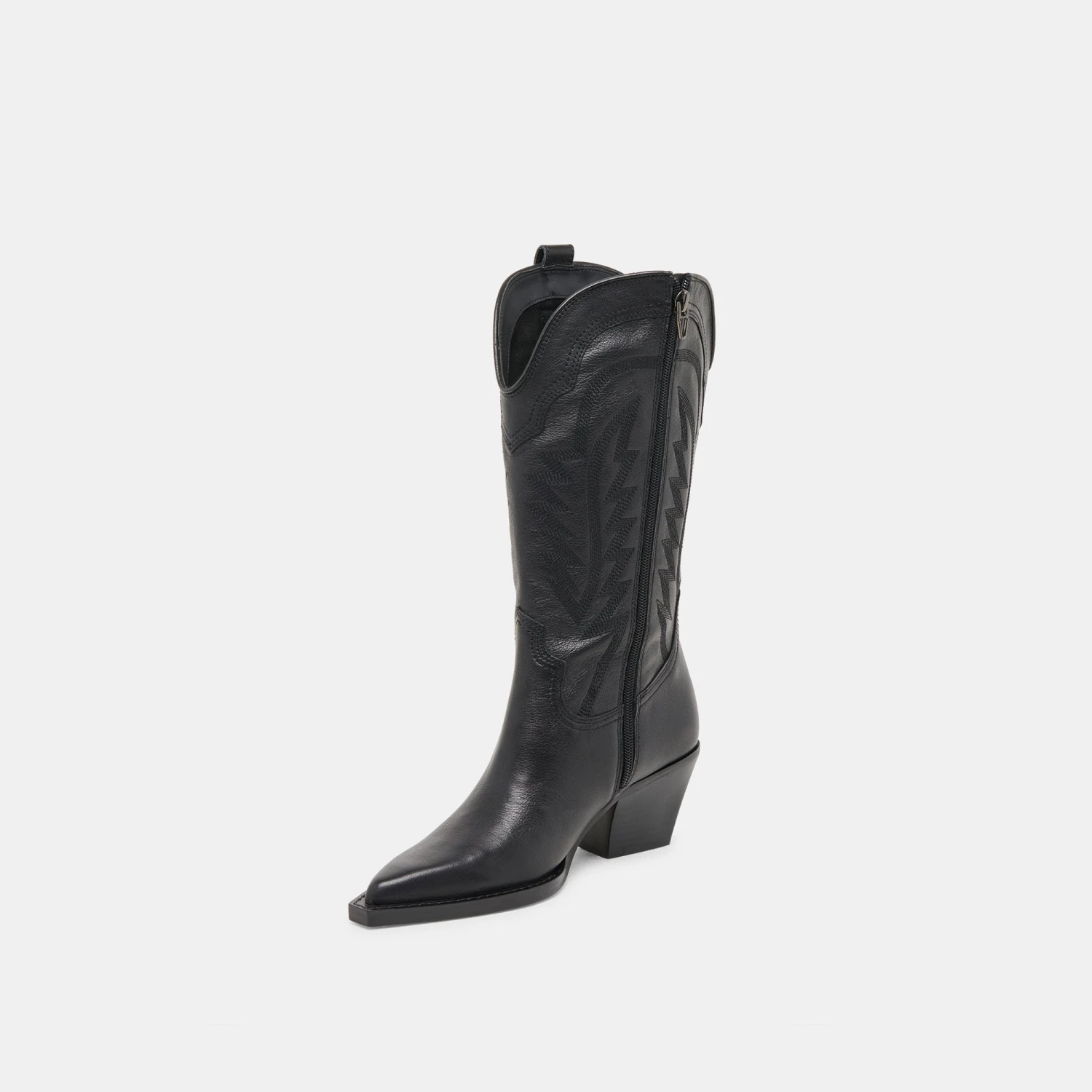 RYLAND WIDE CALF BOOTS BLACK LEATHER(Ryland Wide Calf Boots Black Leather) 9 RYLAND WIDE CALF BOOTS BLACK LEATHER(Ryland Wide Calf Boots Black Leather) - Image 9