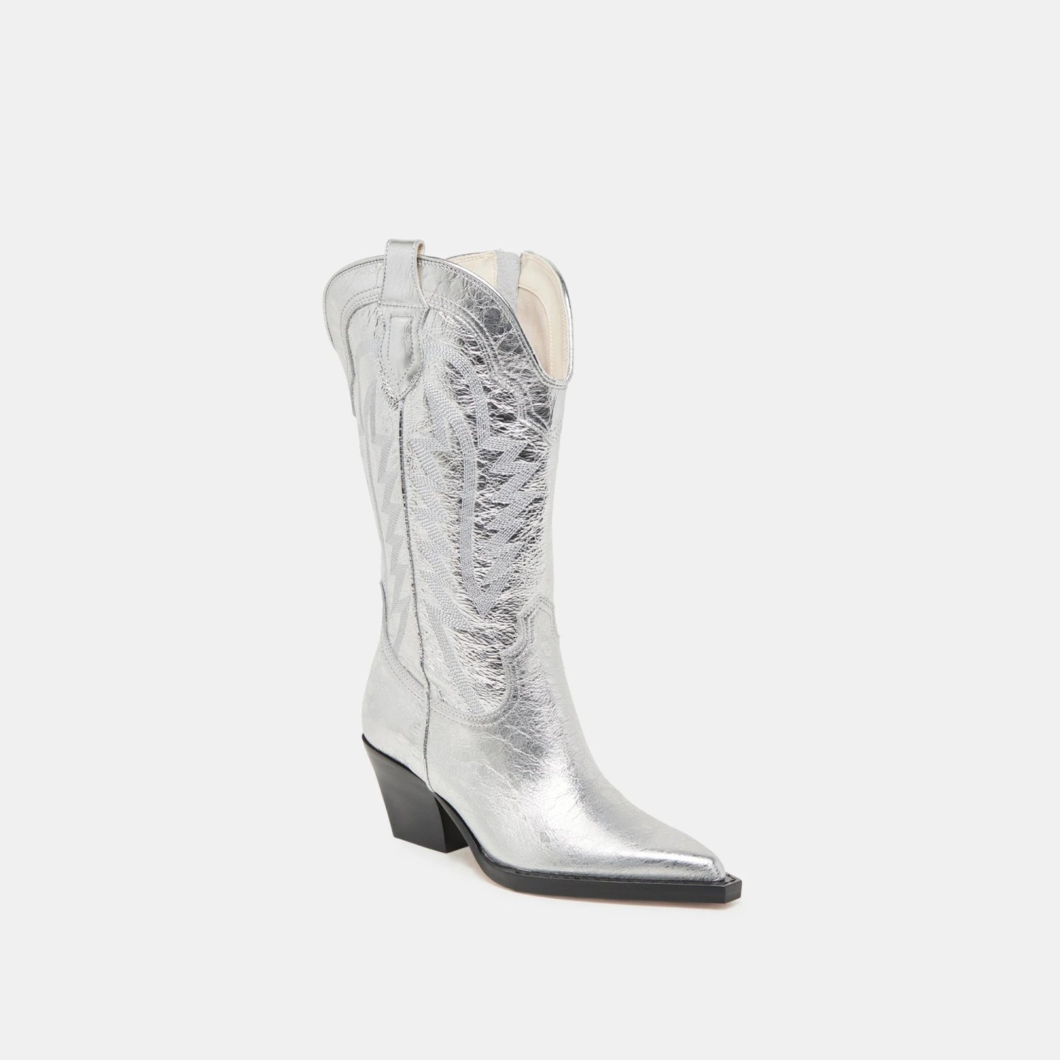 RYLAND EXTRA WIDE CALF BOOTS SILVER DISTRESSED LEATHER(Ryland Extra Wide Calf Boots Silver Distressed Leather) 3 RYLAND EXTRA WIDE CALF BOOTS SILVER DISTRESSED LEATHER(Ryland Extra Wide Calf Boots Silver Distressed Leather) - Image 3
