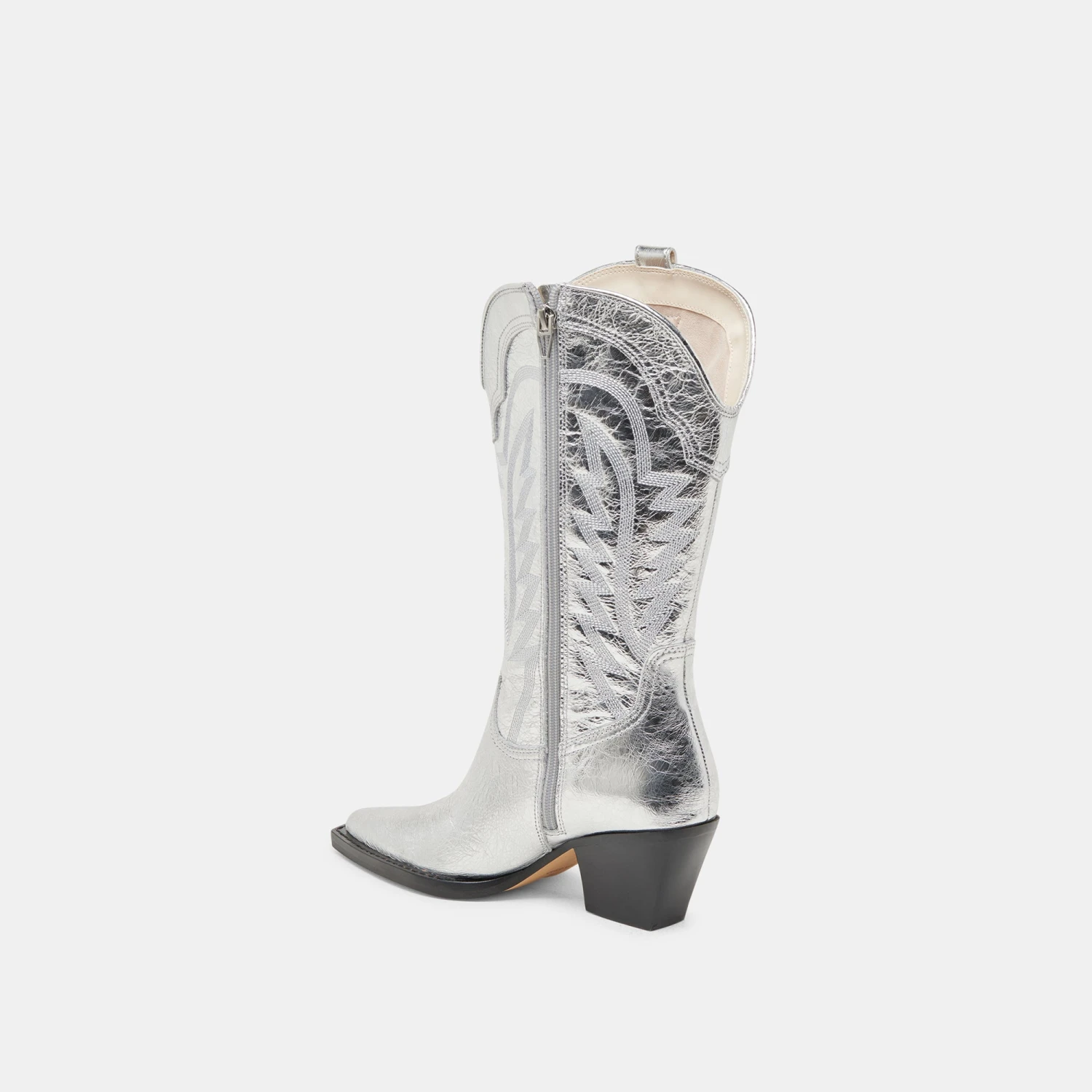 RYLAND EXTRA WIDE CALF BOOTS SILVER DISTRESSED LEATHER(Ryland Extra Wide Calf Boots Silver Distressed Leather) 8 RYLAND EXTRA WIDE CALF BOOTS SILVER DISTRESSED LEATHER(Ryland Extra Wide Calf Boots Silver Distressed Leather) - Image 8