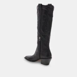 SAMSIN BOOTS BLACK LEATHER(Samsin Boots Black Leather) -Dolce Vita DOLCEVITA BOOTS SAMSIN BLACKLEATHER 08