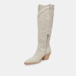 SAMSIN BOOTS IVORY NUBUCK(Samsin Boots Ivory Nubuck) -Dolce Vita DOLCEVITA BOOTS SAMSIN IVORYLEATHER 09