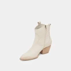 SHANIA BOOTIES IVORY NUBUCK(Shania Booties Ivory Nubuck) -Dolce Vita DOLCEVITA BOOTS SHANIA IVORYNUBUCK 08