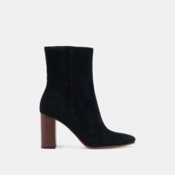 SUZY BOOTIES ONYX SUEDE(Suzy Booties Onyx Suede)
