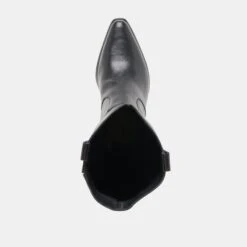 VERN BOOTS BLACK LEATHER(Vern Boots Black Leather) 16 VERN BOOTS BLACK LEATHER(Vern Boots Black Leather) -Dolce Vita DOLCEVITA BOOTS VERN BLACKLEATHER 06