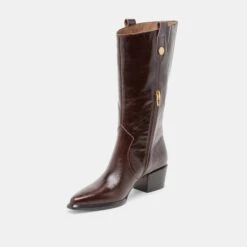 VERN BOOTS CHOCOLATE LEATHER(Vern Boots Chocolate Leather) -Dolce Vita DOLCEVITA BOOTS VERN CHOCOLATELEATHER 09