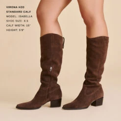 VIRONA H2O BOOTS DK BROWN SUEDE(Virona H2o Boots Dk Brown Suede) -Dolce Vita DOLCEVITA BOOTS VIRONAH2O DKBROWNSUEDEH2O 1