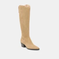 VIRONA H2O BOOTS DK TAUPE SUEDE(Virona H2o Boots Dk Taupe Suede) -Dolce Vita DOLCEVITA BOOTS VIRONAH2O DKTAUPESUEDEH2O 01