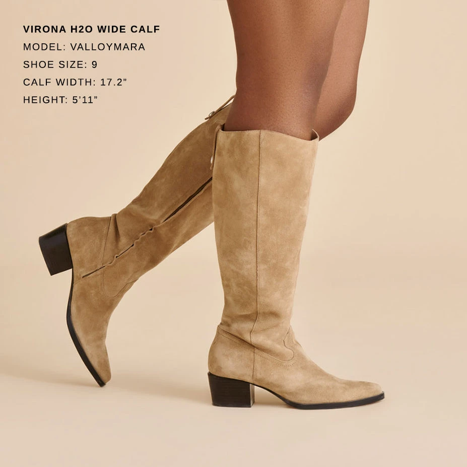 VIRONA H2O WIDE CALF BOOTS DK TAUPE SUEDE(Virona H2o Wide Calf Boots Dk Taupe Suede) 2 VIRONA H2O WIDE CALF BOOTS DK TAUPE SUEDE(Virona H2o Wide Calf Boots Dk Taupe Suede) - Image 2