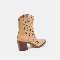 ZENOBI BOOTIES CAMEL DISTRESSED LEATHER(Zenobi Booties Camel Distressed Leather) -Dolce Vita DOLCEVITA BOOT ZENOBI CAMELDISTRESSEDLEATHER 03