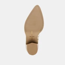 ZENOBI BOOTIES OFF WHITE LEATHER(Zenobi Booties Off White Leather) -Dolce Vita DOLCEVITA BOOT ZENOBI OFFWHITELEATHER 07