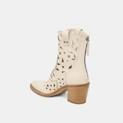ZENOBI BOOTIES OFF WHITE LEATHER(Zenobi Booties Off White Leather) -Dolce Vita DOLCEVITA BOOT ZENOBI OFFWHITELEATHER 09