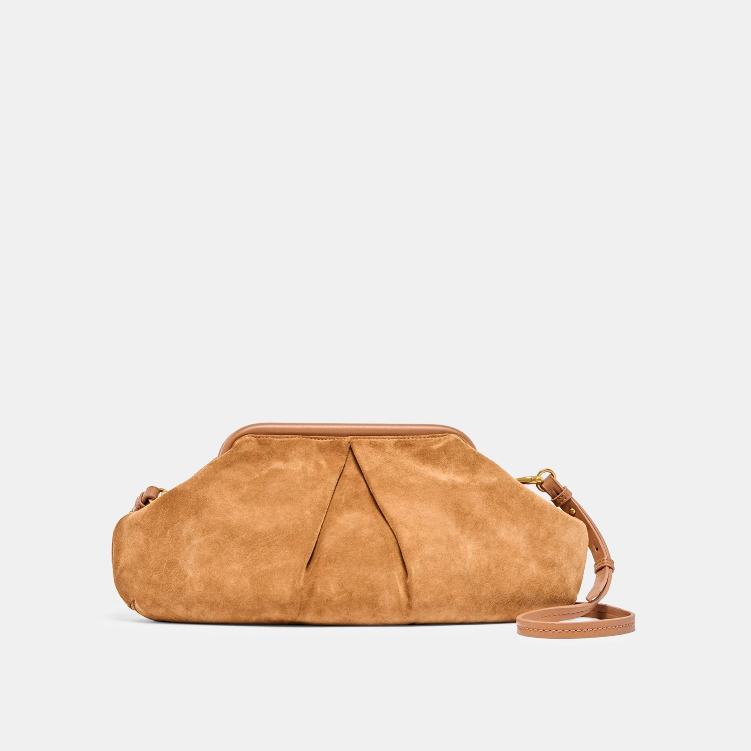 SAHARA CLUTCH COGNAC SUEDE(Sahara Clutch Cognac Suede) 3 SAHARA CLUTCH COGNAC SUEDE(Sahara Clutch Cognac Suede) - Image 3