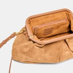 SAHARA CLUTCH COGNAC SUEDE(Sahara Clutch Cognac Suede) 9 SAHARA CLUTCH COGNAC SUEDE(Sahara Clutch Cognac Suede) -Dolce Vita DOLCEVITA CLUTCH SAHARA COGNACSUEDE 4