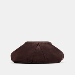 SAHARA CLUTCH ESPRESSO SUEDE(Sahara Clutch Espresso Suede)