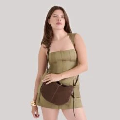 BENNETT CROSSBODY ESPRESSO SUEDE(Bennett Crossbody Espresso Suede) -Dolce Vita DOLCEVITA CROSSBODY BENNETT ESPRESSOSUEDE 3